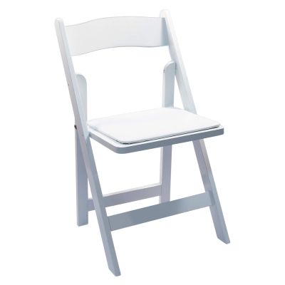 Image of White Folding Chair